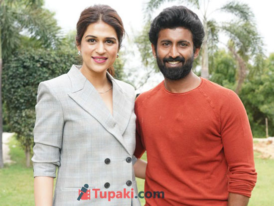 Mahendra And Shraddha Das At Promotions